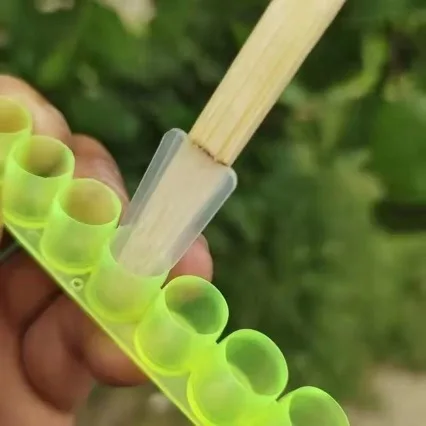 Double-head pulp taking pen, pulp digging pen made of bamboo, manual collection of bee royal jelly, pulp scraping spoon, scraper