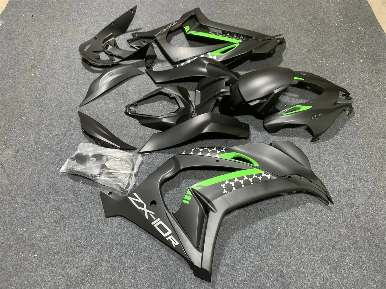 AA/Motorcycle Fairing kit for ZX-10R 2016 2017 2018 2019 2020 2021 10R 16 -21 Fairing Black green Red motorcycle housing