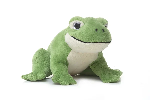 Kawaii Realistic Frog Plush Toy Simulation Green Frog Stuffed Animal