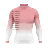 Camisa de Surf de manga larga Rashguard para hombre, protección UV, ropa de playa, traje de baño UPF, ropa de gimnasio