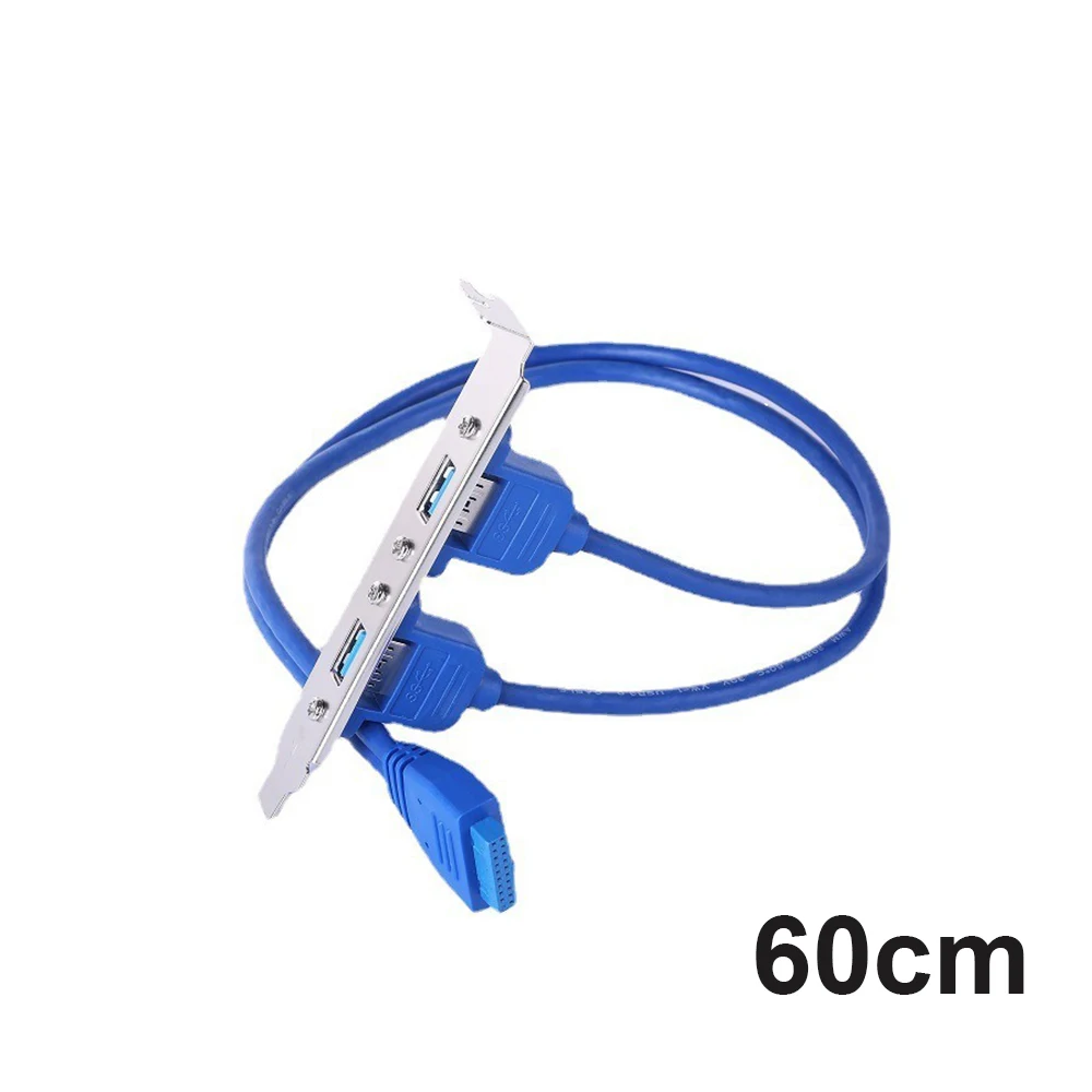 USB3.0 to 20PIN Back Panel for PC Computer Motherboard with Cable 50CM Converter USB Extend Cable Adapter for Desktop