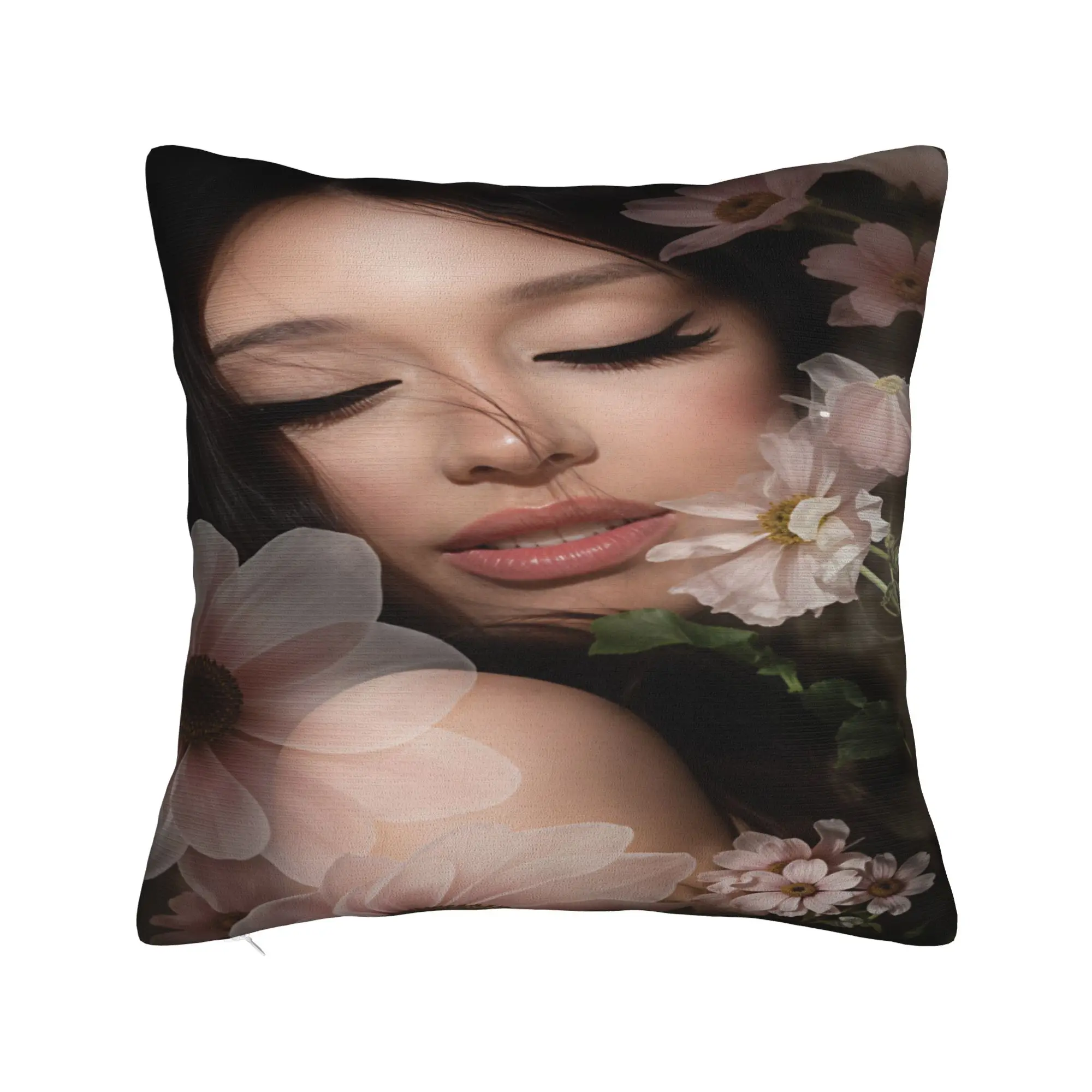 Ariana Grande Pillowcases  Kawaii Pillow Case For Living Room Bed Chair Print Pillow Cover