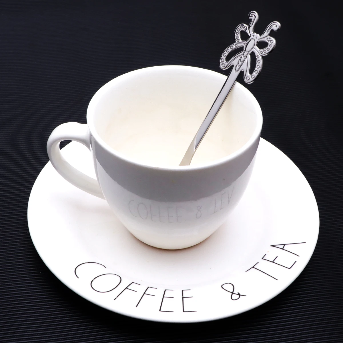 

Butterfly Spoon Jam Spoons Silverware Fruit Fork Coffee Salad Stainless Steel Drinks Banquet