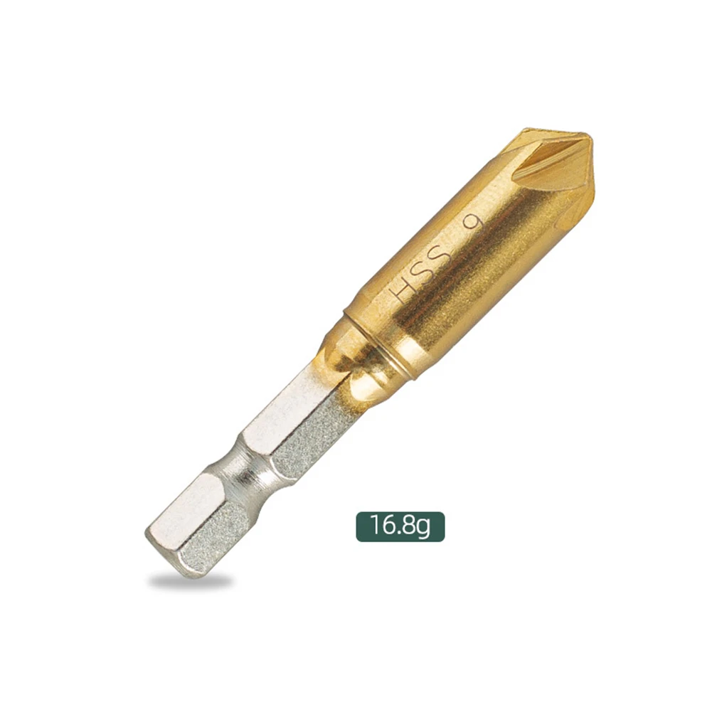 Enhanced Drilling Efficiency with 6PCS Countersink Bits Perfectly Designed for Use on For Wood Fiberboard and Aluminum