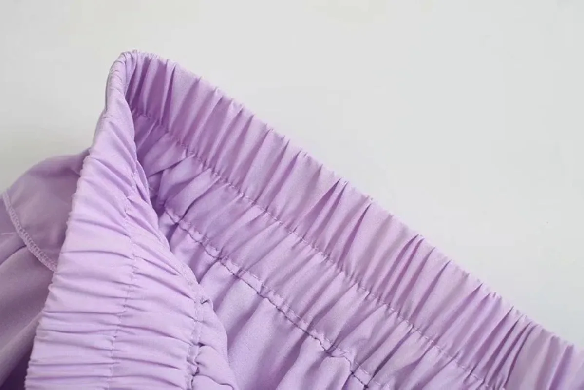 Female Chiffon Elastic Elastic Waist Elegant Big Swing Skirt Joint Clothing Fashion Elastic Waist Sexy Irregular Ruffle Skirt