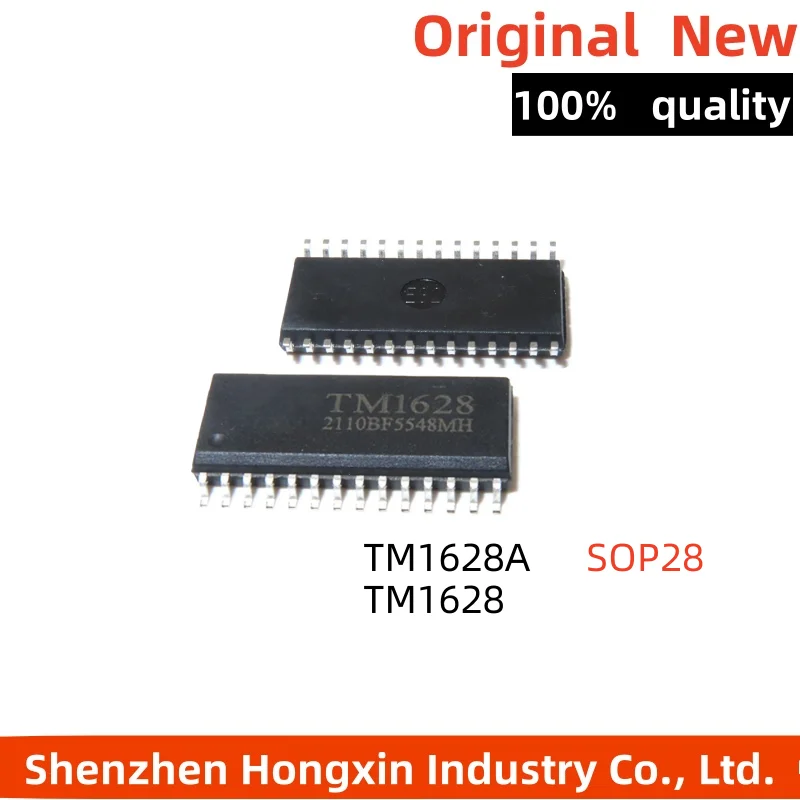 

10pcs new induction cooker chip TM1628A SOP28 LED digital display driver IC TM1628