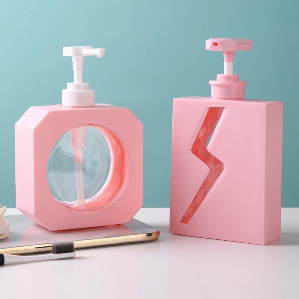 Dispensador de jabón para baño, soporte para loción recargable suave, dispensador de champú, soporte de Gel de ducha elegante para baño, inodoro y cocina