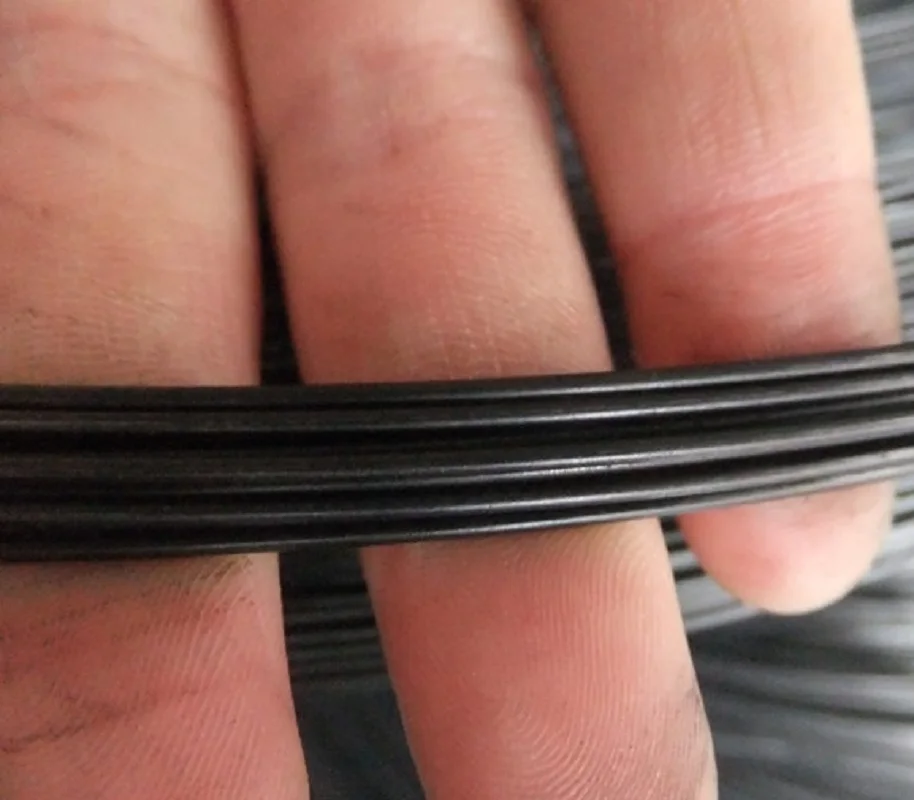 1MM-3.5MM, 5M-25M,Black superelastic harnened carbon spring steel wire, black piano quenched single strand electrical threading