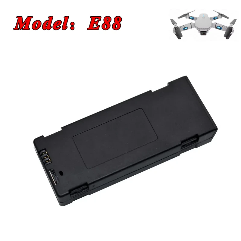 3.7 فولت 1200 مللي أمبير 1800 مللي أمبير بطارية ليبو ل E88 E88PRO E99 P1 K3 LS-E525 E525 PRO/ل E58 S168 JY019 JD19 بطارية توصيل خارجي #3