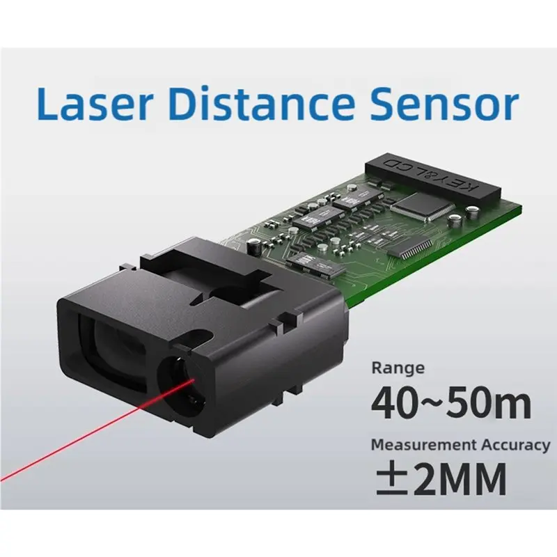 B44C Laser Distance Measuring Module:Infrared Sensor For Industrial& Development Projects 50M Range± 2Mm Accuracy
