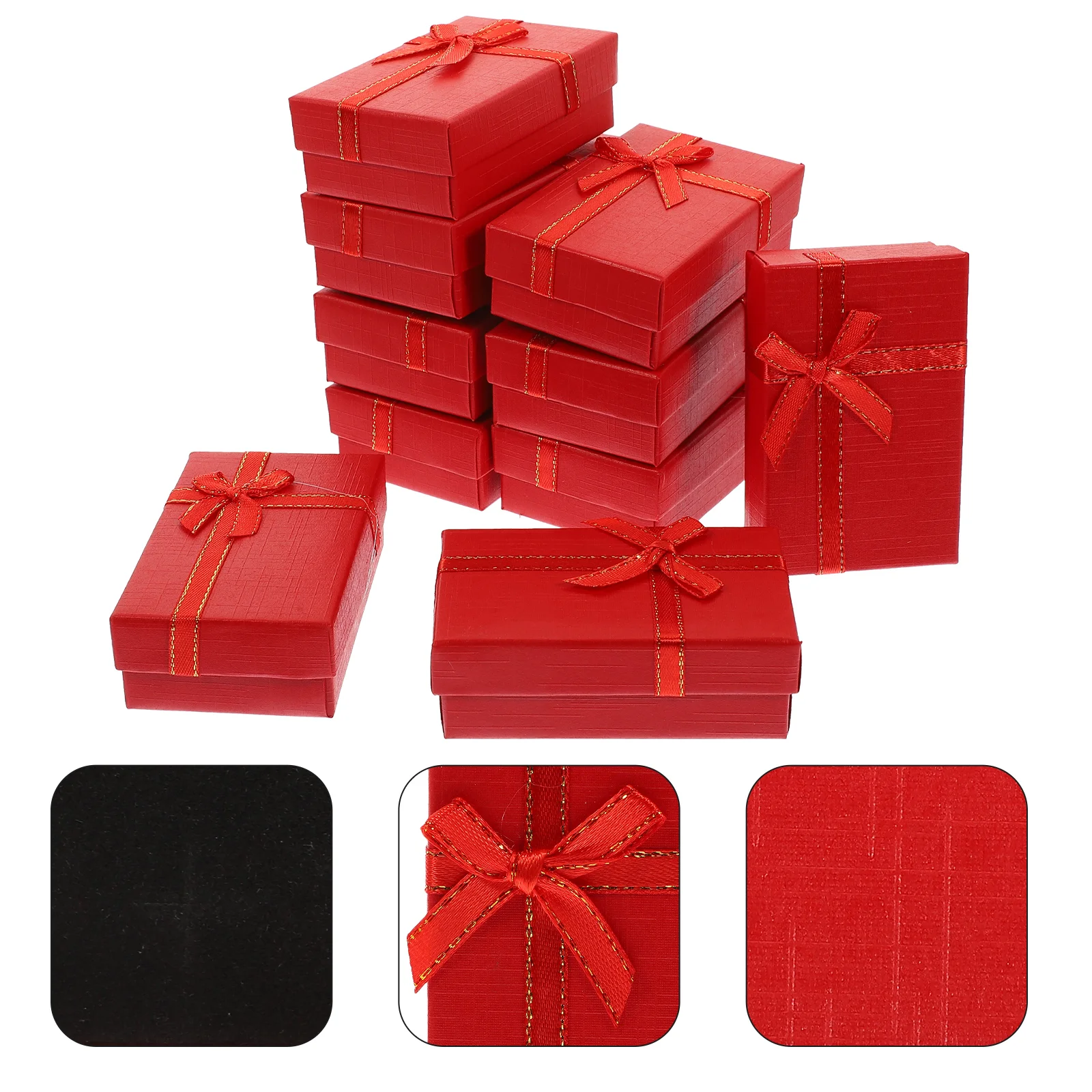 

24 Pcs Jewelry Box Storage Container Gift Boxes Organizer Earring Case Small Earrings Necklace Packing Unique