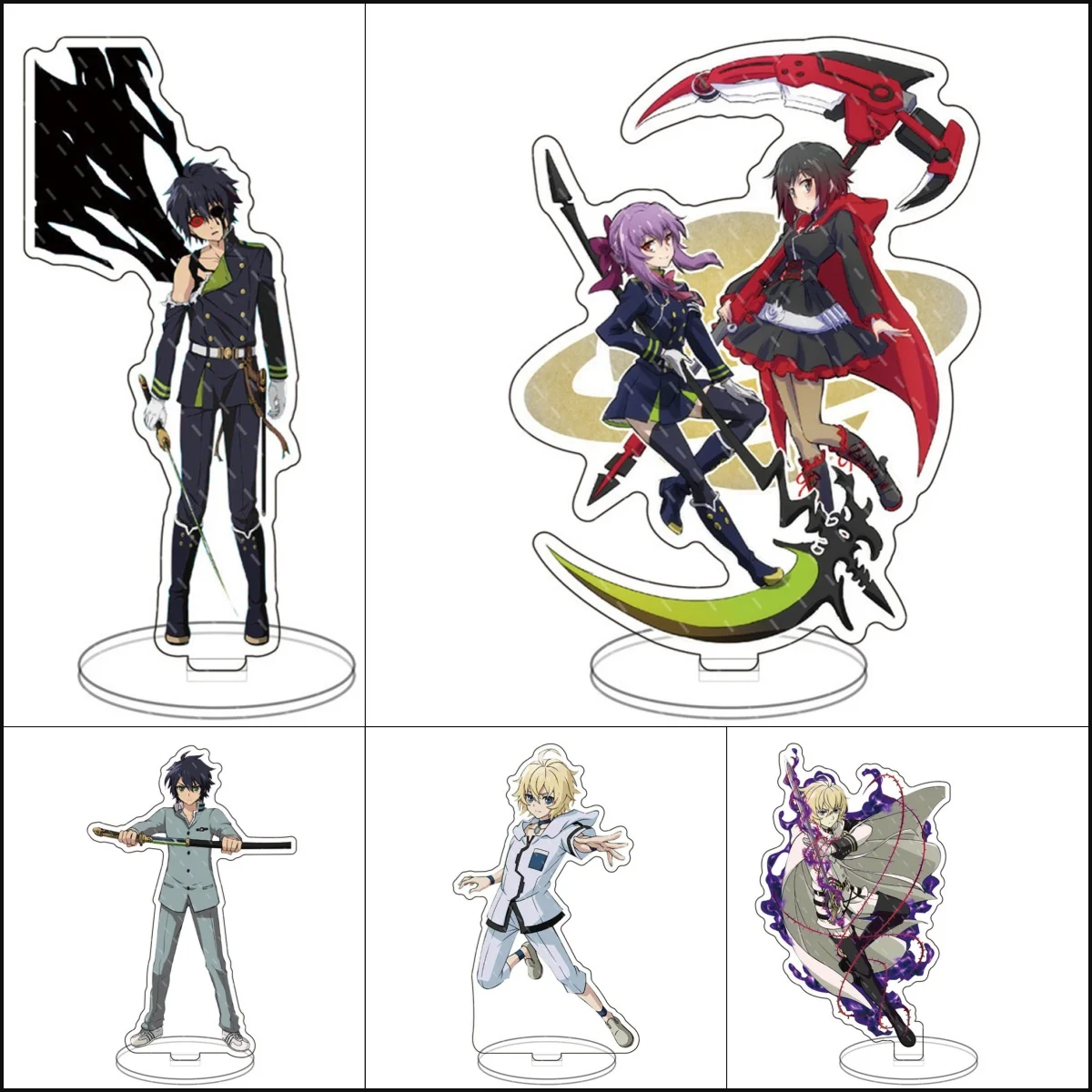 Popular Anime Seraph of The End Stand Acrylic Figure Standing Model Plate Desk Decor Props Xmas Gift Lovers Collection