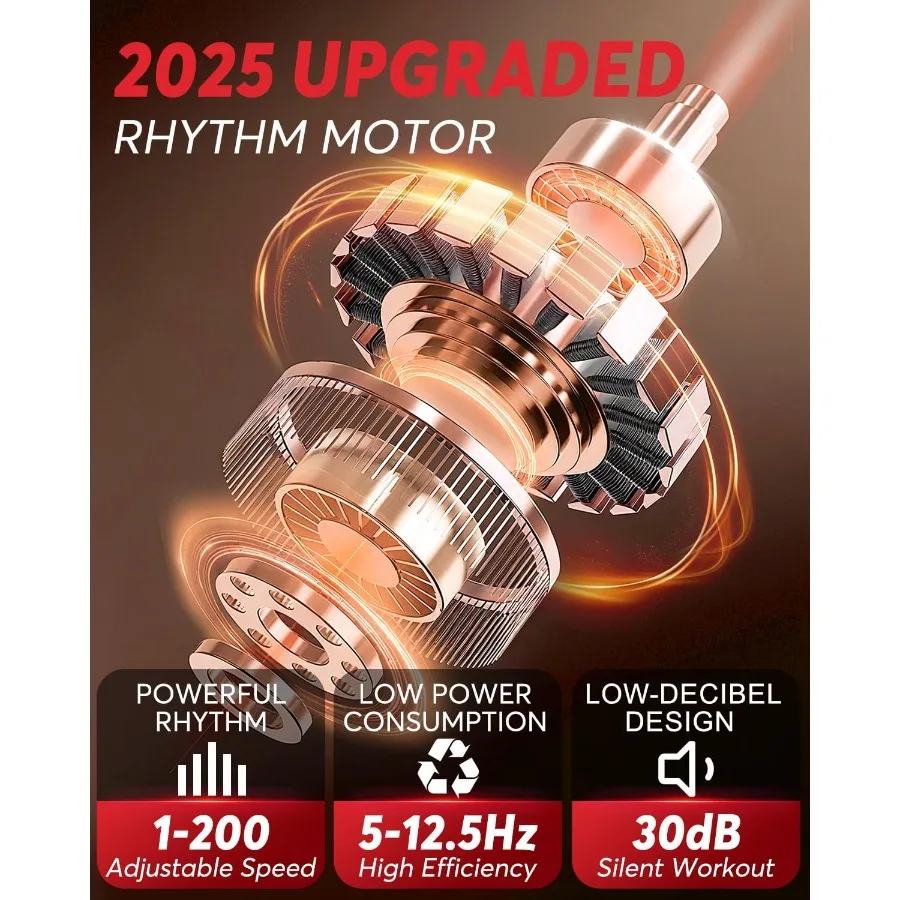 آلة تمرين لوحة الاهتزاز مع 8000 اهتزازًا، منصة لياقة بدنية قابلة للتعديل لتمرين الجسم بالكامل مقاس كبير جدًا P