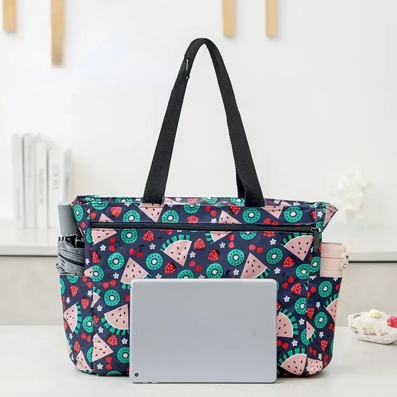 سعة كبيرة مقاوم للماء حقيبة للحفاظ على البرودة الحرارية المرأة المحمولة الغداء السفر نزهة معزول بينتو صناديق الحقيبة أكياس الغذاء الجليد