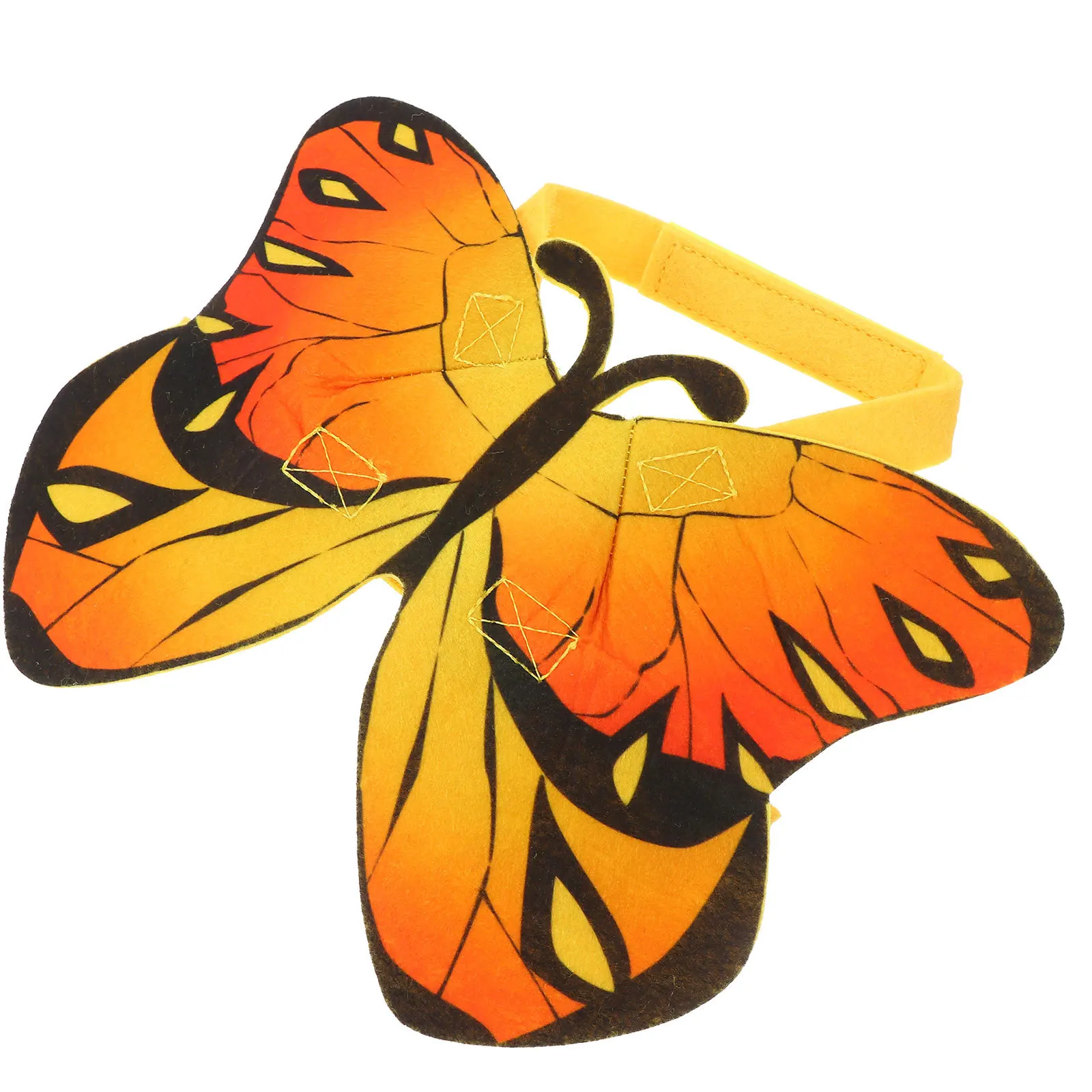 

Halloween Cat Butterfly Printed Clothes Breathable Lightweight Pet Costume Soft Cat Cosplay Clothes