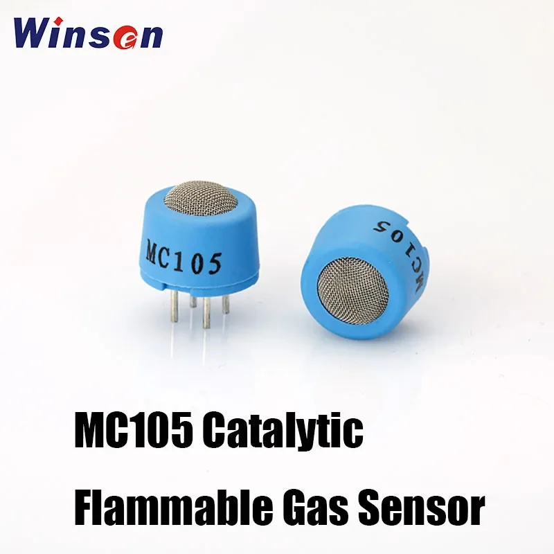 10pcs Winsen MC105/MC106/MC107 Catalytic Flammable Gas Sensor Natural Gas, LPG and Alkanes Detection Combustible Gas Leakage