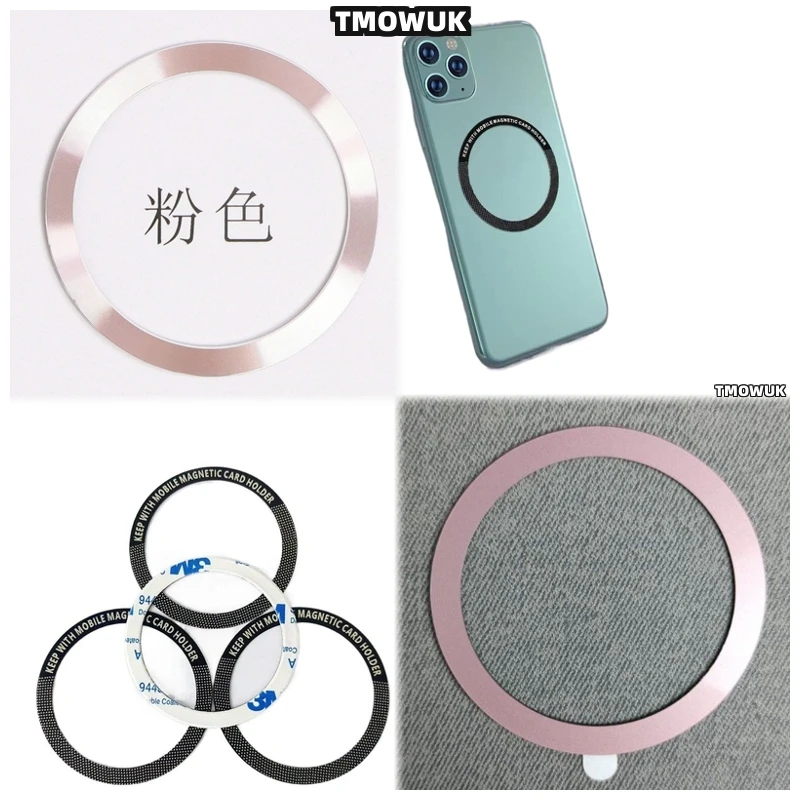 

For Xiaomi 10 To 15 Pro Ultra Magsafe Metal Ring Sticker Wireless Charging Magnetic Plate Pad