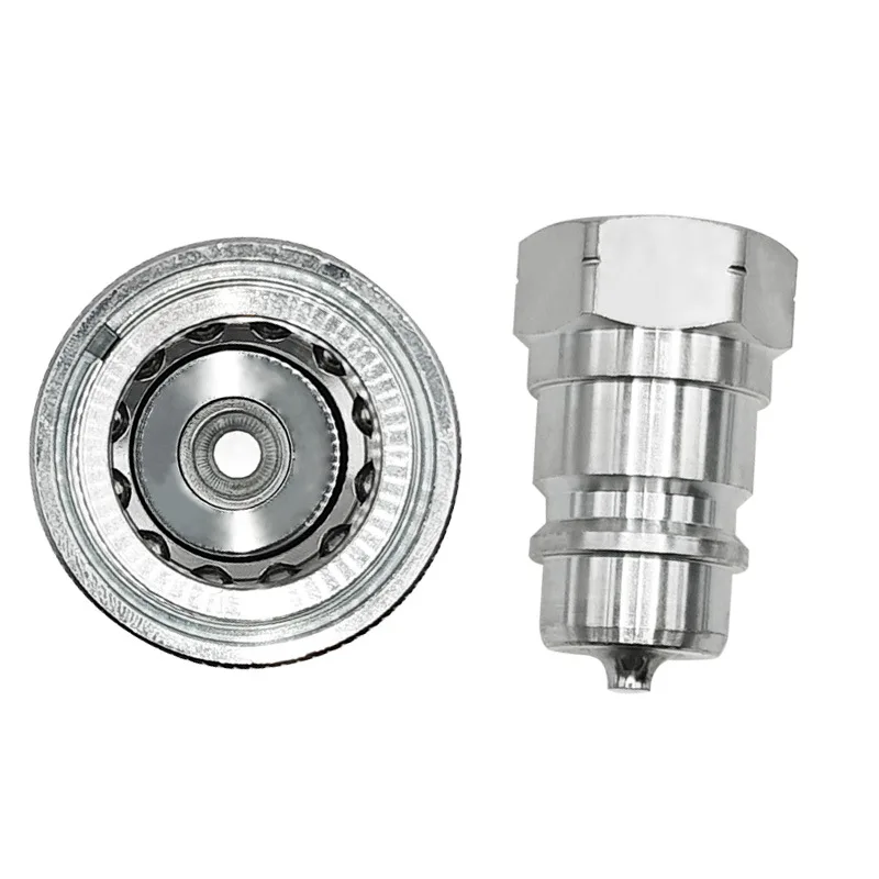NPT1/2 High Pressure Hydraulic Oil Pipe Quick Connector Hydraulic Connector Male Female Adapter Release Fitting