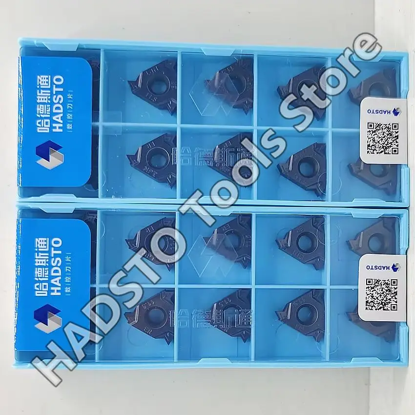 

16ER115NPT HS5125 16ER 11.5NPT HS5125 HADSTO carbide Thread inserts For Steel, Stainless steel, Cast iron
