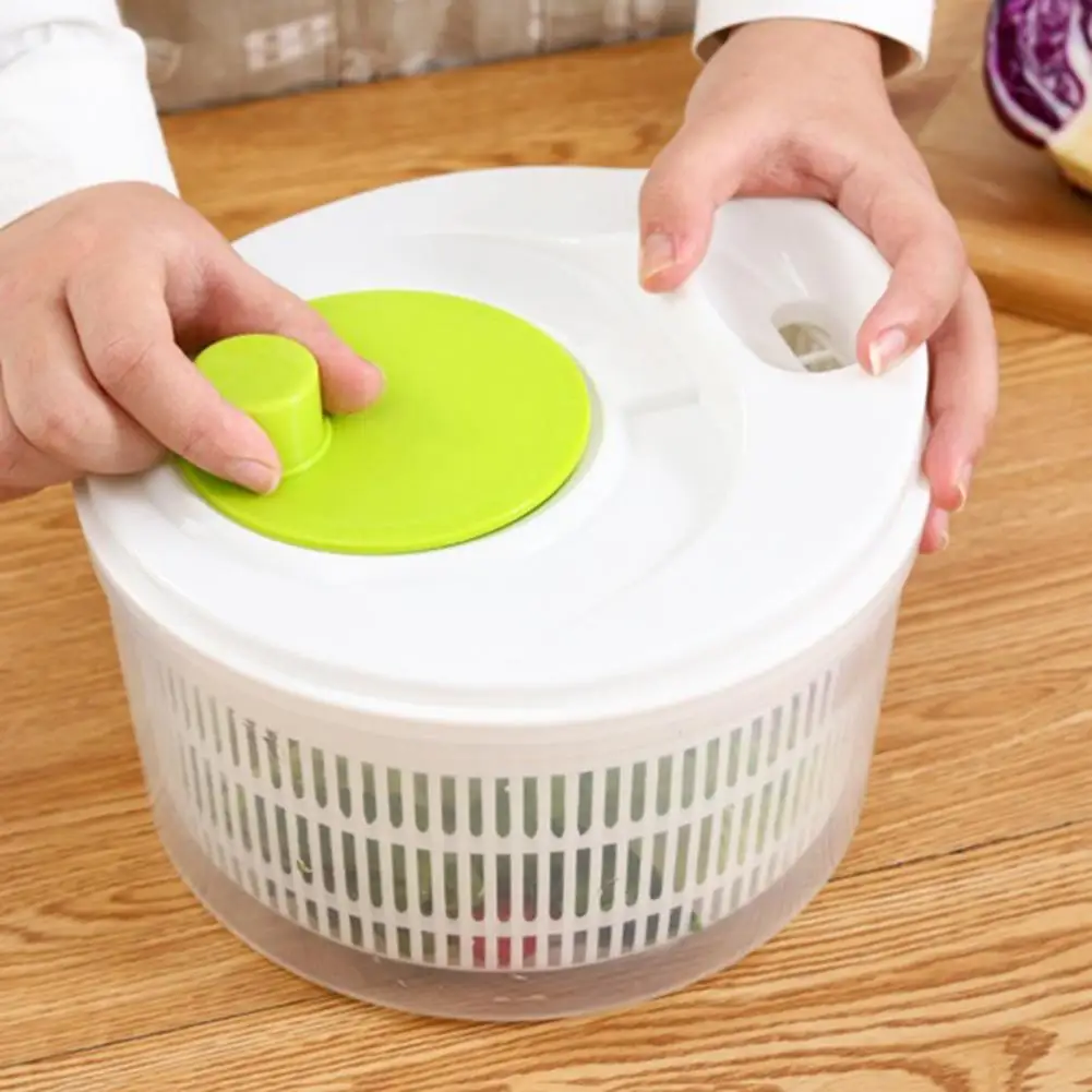 Countertop Vegetable Washer Vegetable Spinner Salad Cleaner with Drain Basket Mesh Bowl Fruit Dryer 3l Lettuce for Produce