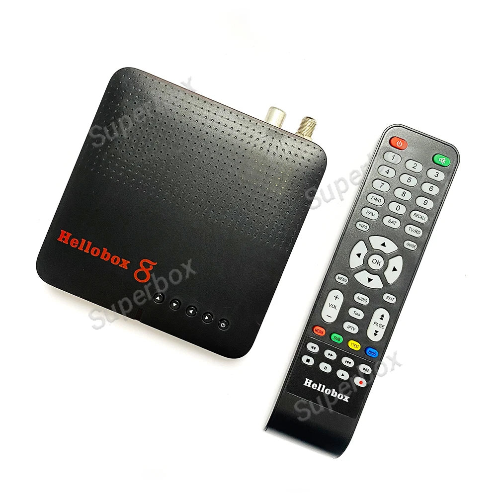 Hellobox 8 Satellite Receiver DVB Player Hellobox8 Auto-PowerVu Built-in WiFi DVB-S2 S2X T2/C H.265 HEVC