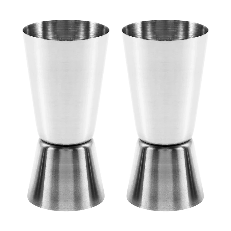 HOT SALE Stainless Steel 25/ 50 Ml Jigger Bar Craft Dual Spirit Measure Cup Peg Measuring Cup For Bar Party Wine Cocktail Drink