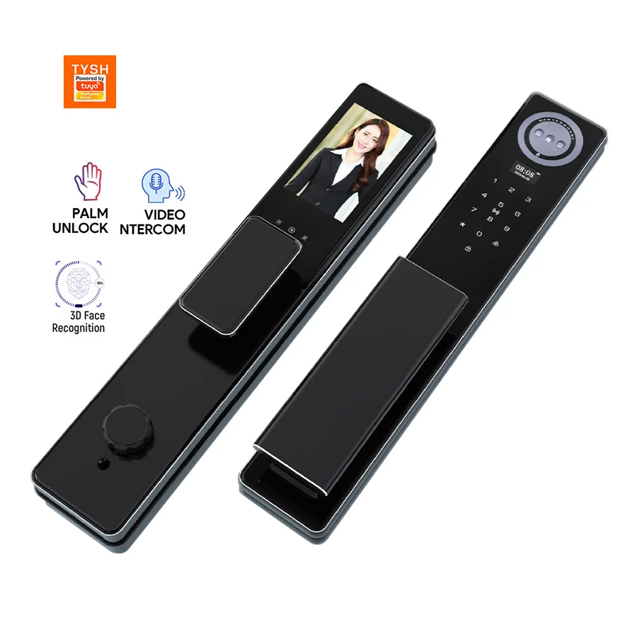 

STLF Outdoor Smart Door Access Control with Video Intercom Wifi Tuya Biometric Face Palm Vein Recognition Display Product