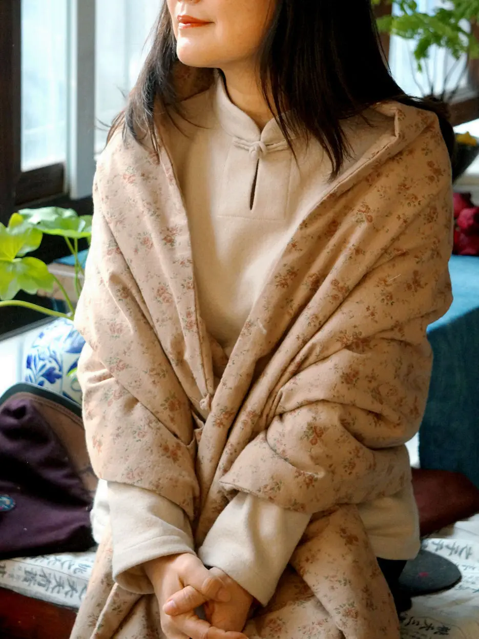 warm-cotton-oulder-awl-cover-blanket-fce-brued-pure-cotton-travel-nap-winter-multifunctional-floral-print-women