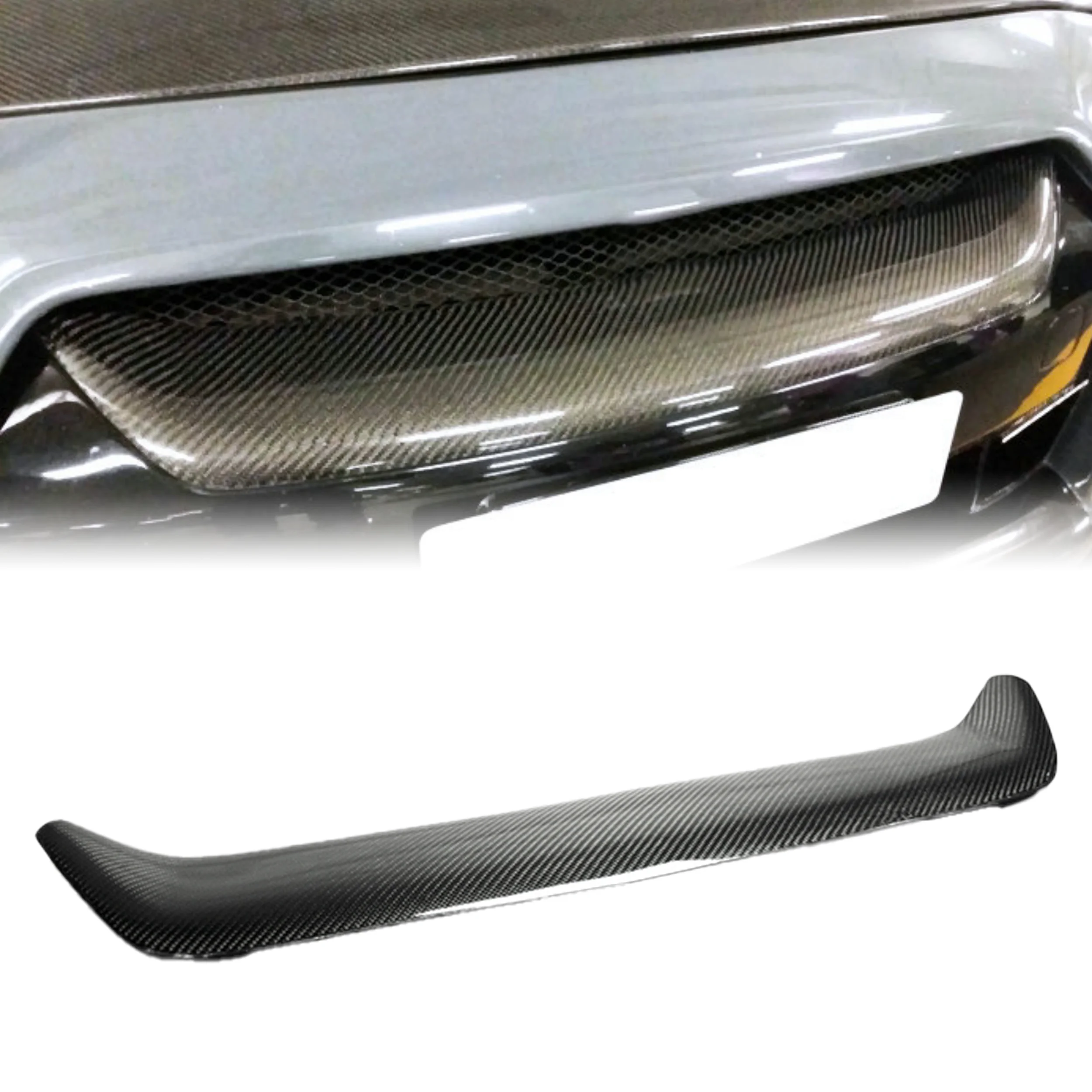 

08-11 OE Style Front Grille Carbon Fiber Cover Protector for Nissan R35 GTR Cars