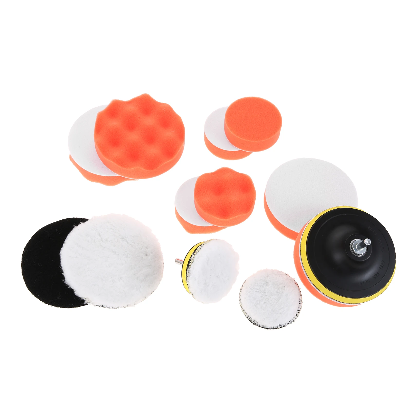 

Yetaha 16Pcs Car Detailing Polishing Pad Kit Wool Sponge Foam Buffing Pads Polishing Machine Tools for Rotary Tools