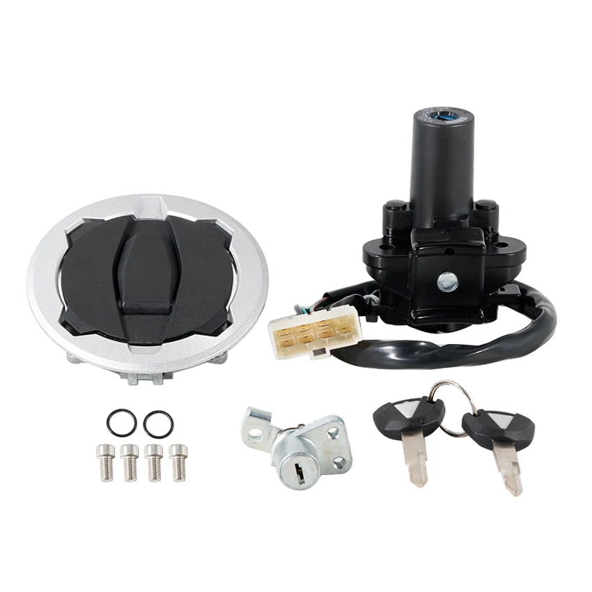 

Motorcycle Ignition Key Lock Switch Set Key Kit For Kawasaki Versys-X 300 KLE300 Versys-X 250 ABS KLE250 OEM:27048-5139