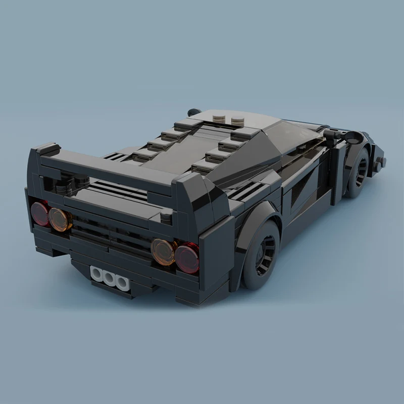 

qwerq Speed Racing Car Model MOC Building Bricks F40 Top Tier Sports Car Modular Technology Children Holiday Gifts Assemble Toys