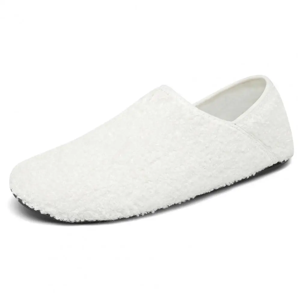 Breathable Indoor Shoes Anti-slip Sole Slippers Unisex Breathable Indoor Slip-on Shoes Wide Toe Box House Slippers Anti-slip