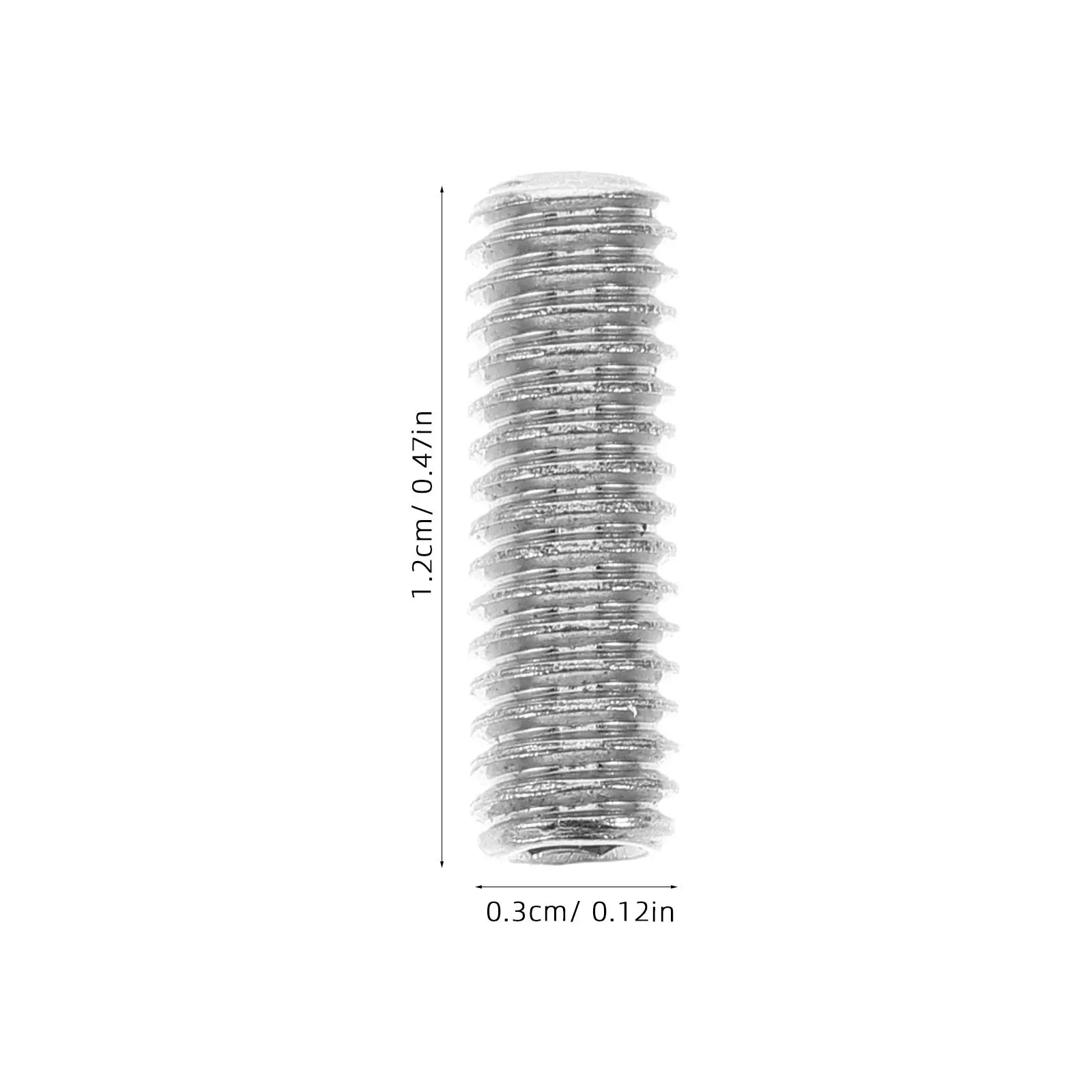 10pcs Stainless Steel Hex Socket Grub Screws – Full Thread, Cup Point, Heavy-Duty for Door Handles & Towel Racks