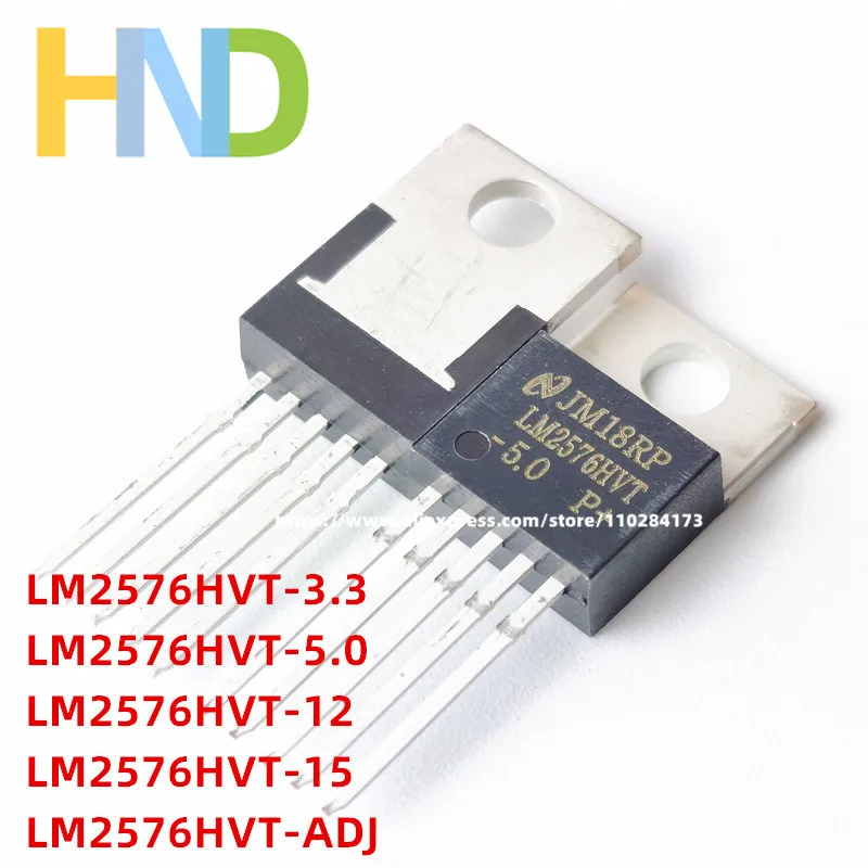 10PCS LM2576HVT LM2576HVT-3.3 LM2576HVT-5.0 LM2576HVT-12 LM2576HVT-15 LM2576HVT-ADJ TO-220 Voltage regulator chip