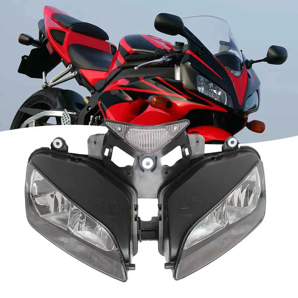 For Honda CBR1000RR CBR 1000RR 2004-207 Motorcycle Headlamp Headlight Cover Head Light Lamp Shell Headlight Assembly Housing Kit