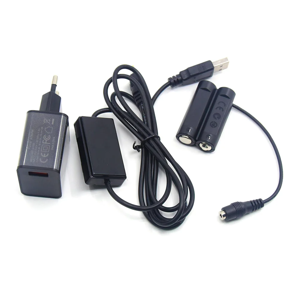 QC 3.0 Quick Charger+3.15V USB Power Cable ACK-800 AA Dummy Battery DR-DC10 DC Coupler For Canon A800 A810 A1400 SX150IS SX160IS