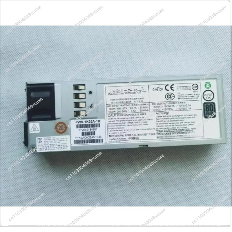 

Для блока питания для Supermicro PWS-1K02A-1R 1U 1000 Вт Ultra X10DRU 1U 2U 80+ Platinum Hot Swap