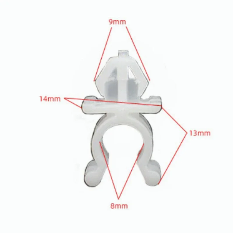 10Pcs Camper Accessories Car Fastener Hood Rod Holder Clip for Pathfinder Nissan Navara Skyline X-Trail T30  Car Interior