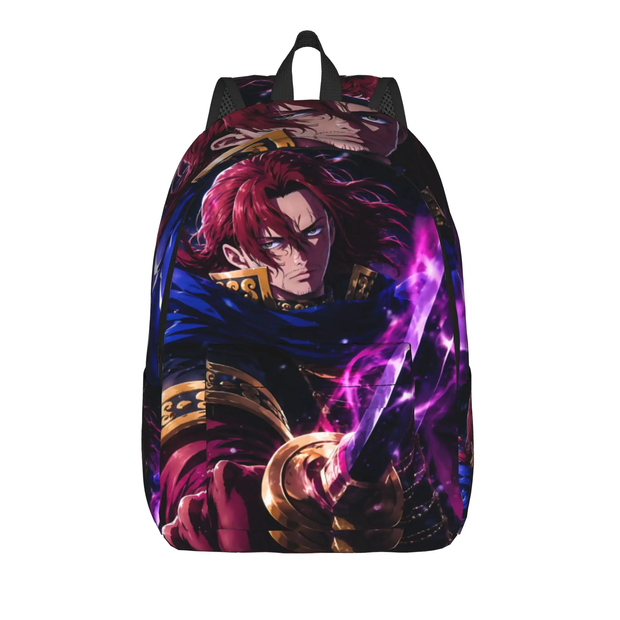 Fashion One Piece Anime Backpack  Mochilas Kawaii For Work Zipper Closure Rucksack