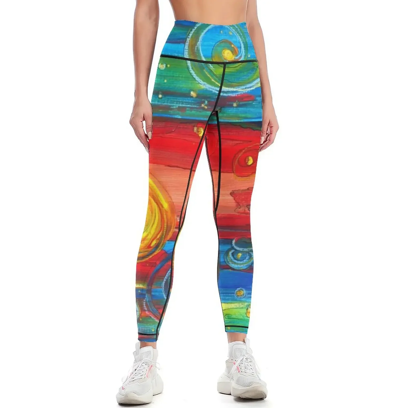 

light on the horizon Leggings Women's trousers Female legging pants gym's clothing Clothing fitness Womens Leggings