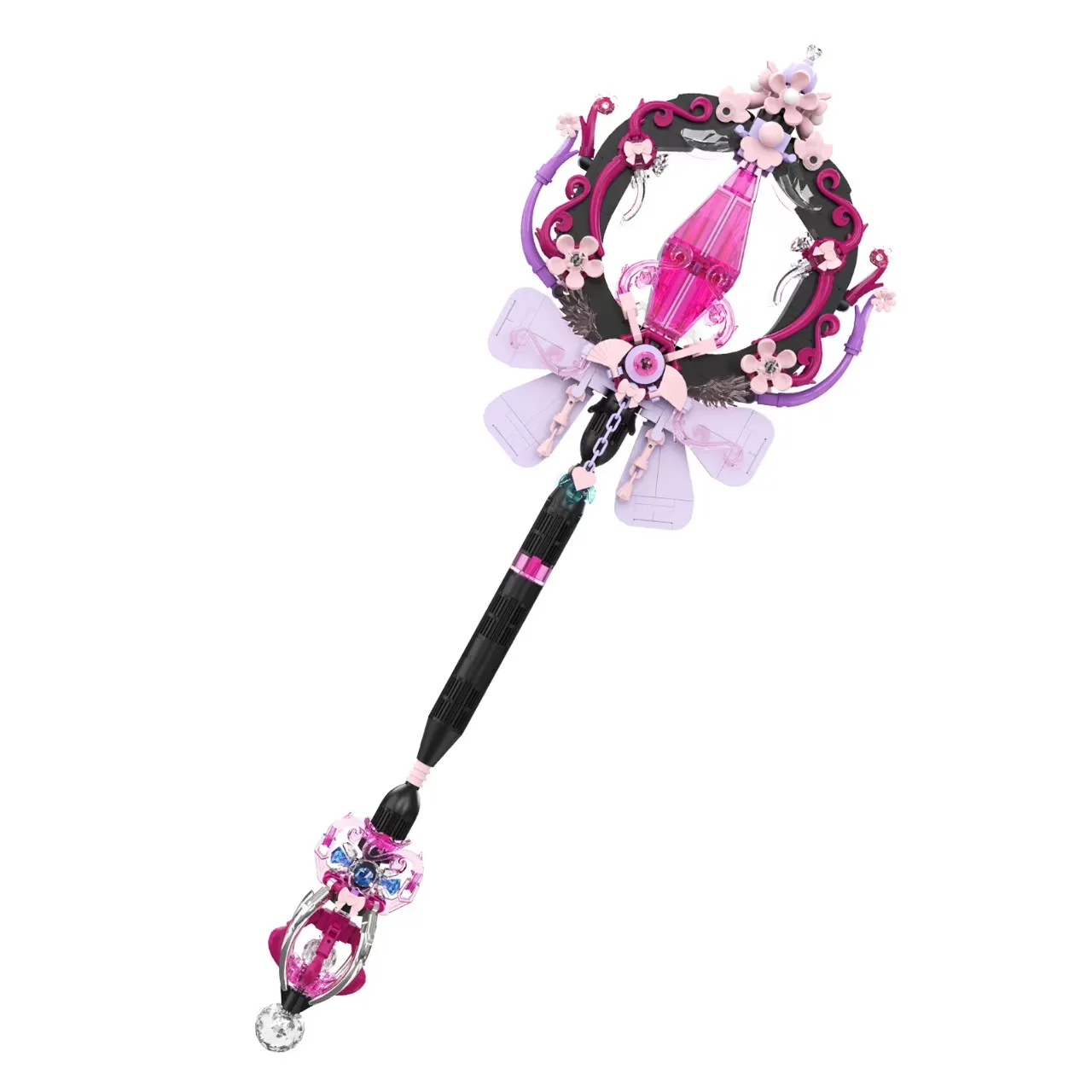 

Fantasy Fairy Magic Wand Scepter DIY Plug-in Building Blocks Decoration Toy Girl Birthday Gift