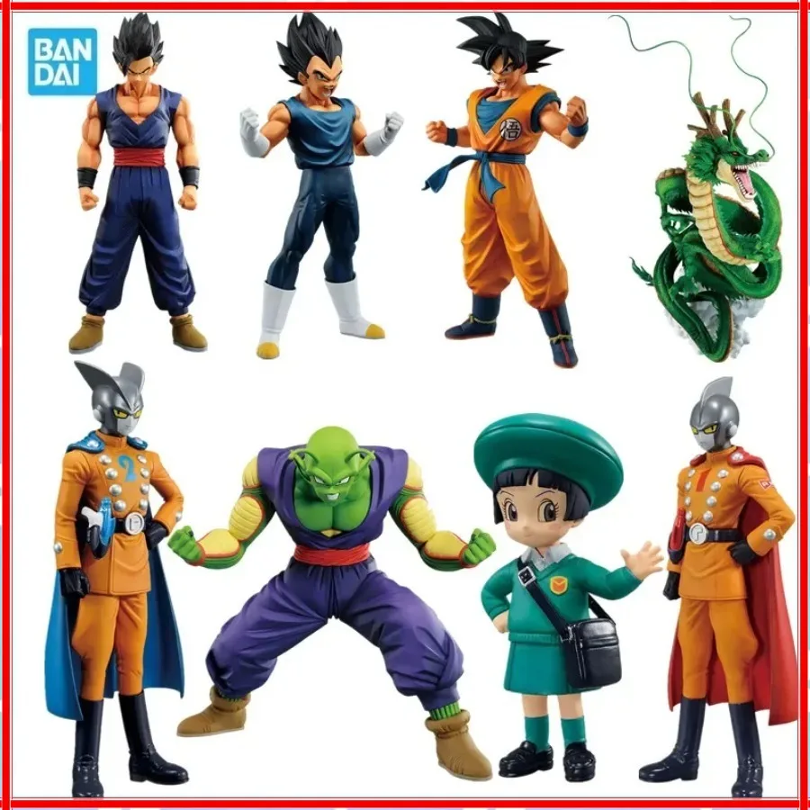 

Bandai Original Anime Dragon Ball Ichiban Kuji SUPER: HERO Son Gohan Goku Vegeta Pan Piccolo Gamma 1 2 Action Figures Model Toy