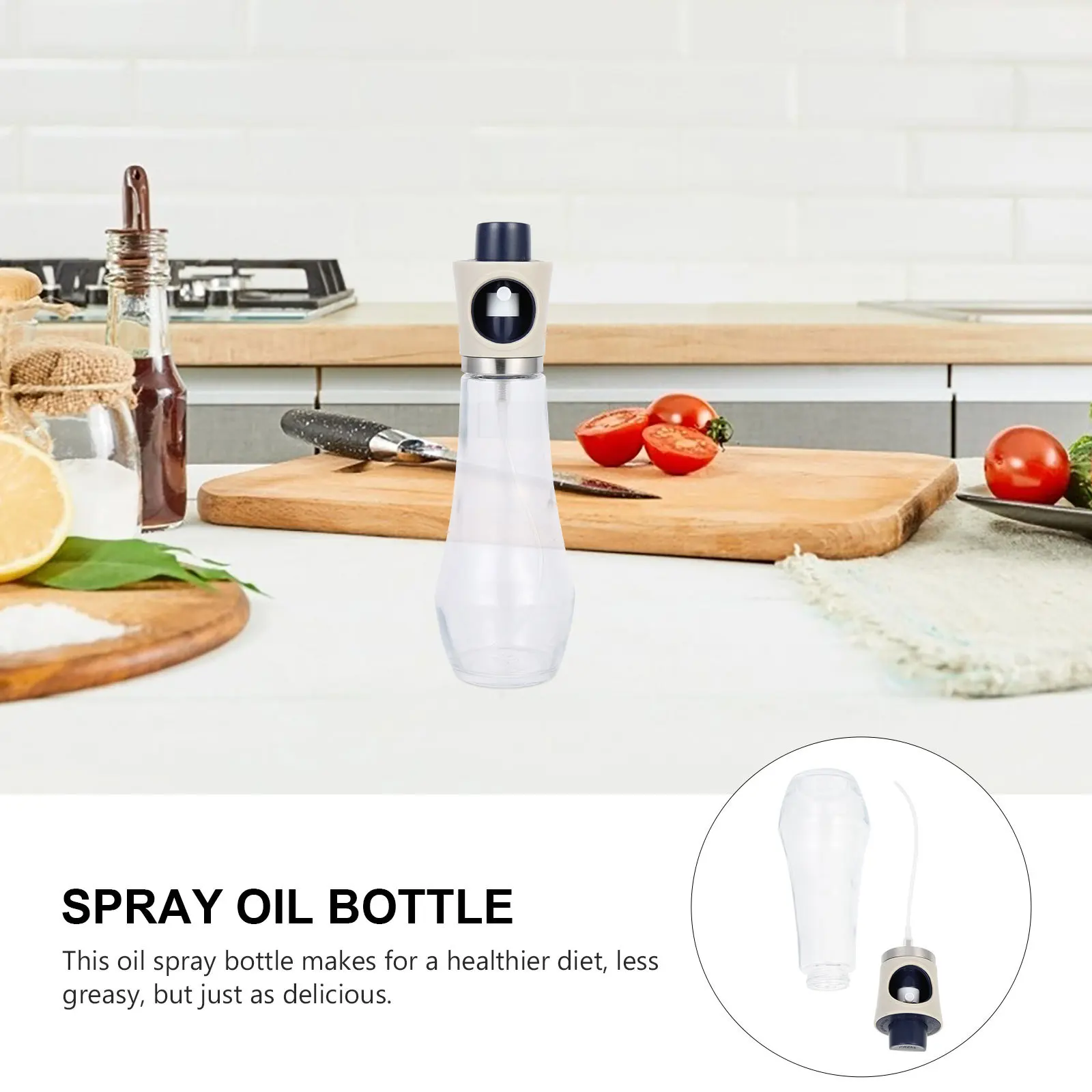 

Oil Sprayer Kitchen Cooking Spray Bottle Oil Bottle Dispenser Practical Tool for Salad Bbq Baking Healthy Diet
