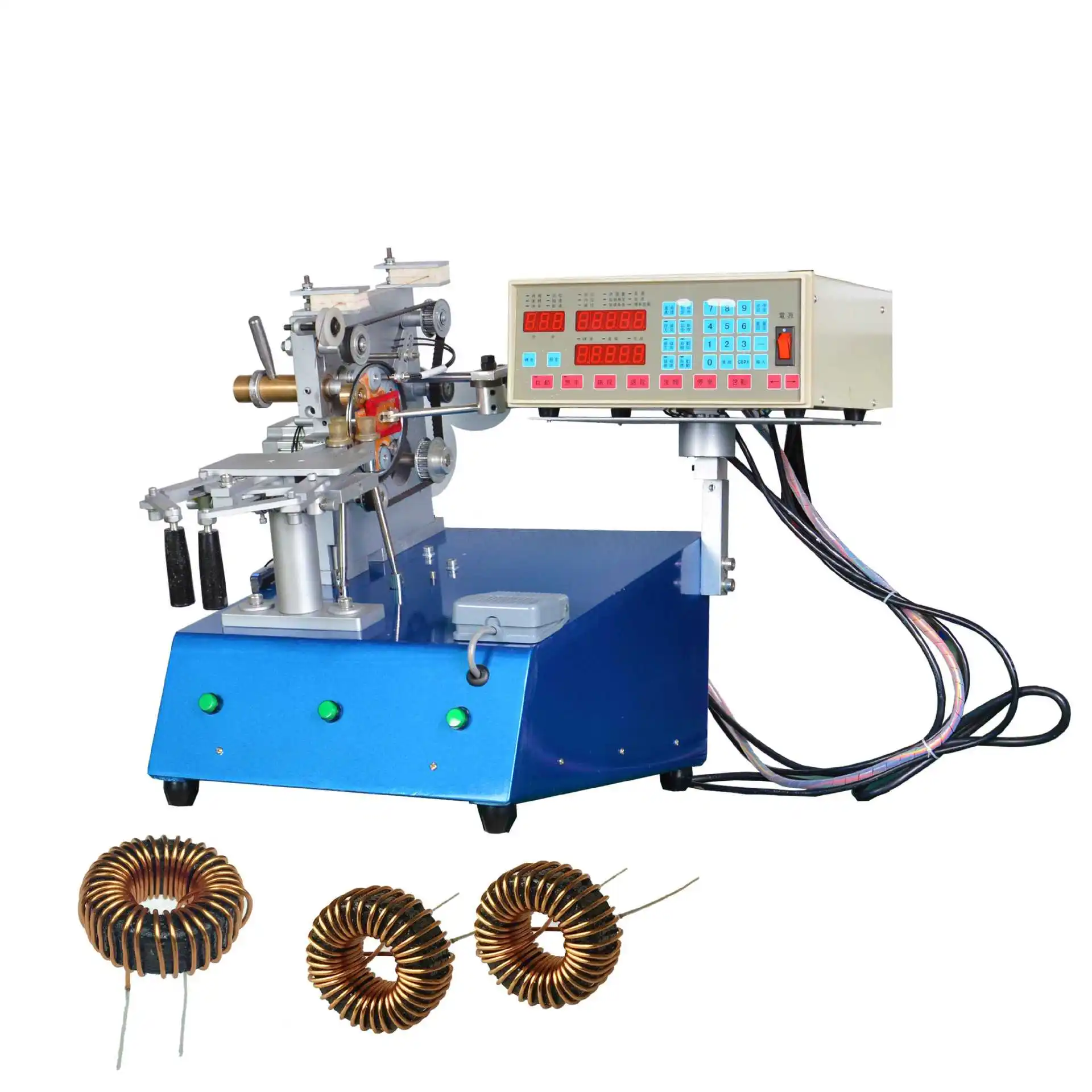 Semi Automatic Inductor, Circular Inductor CNC Winding Machine, Magnetic Core Winding Machine
