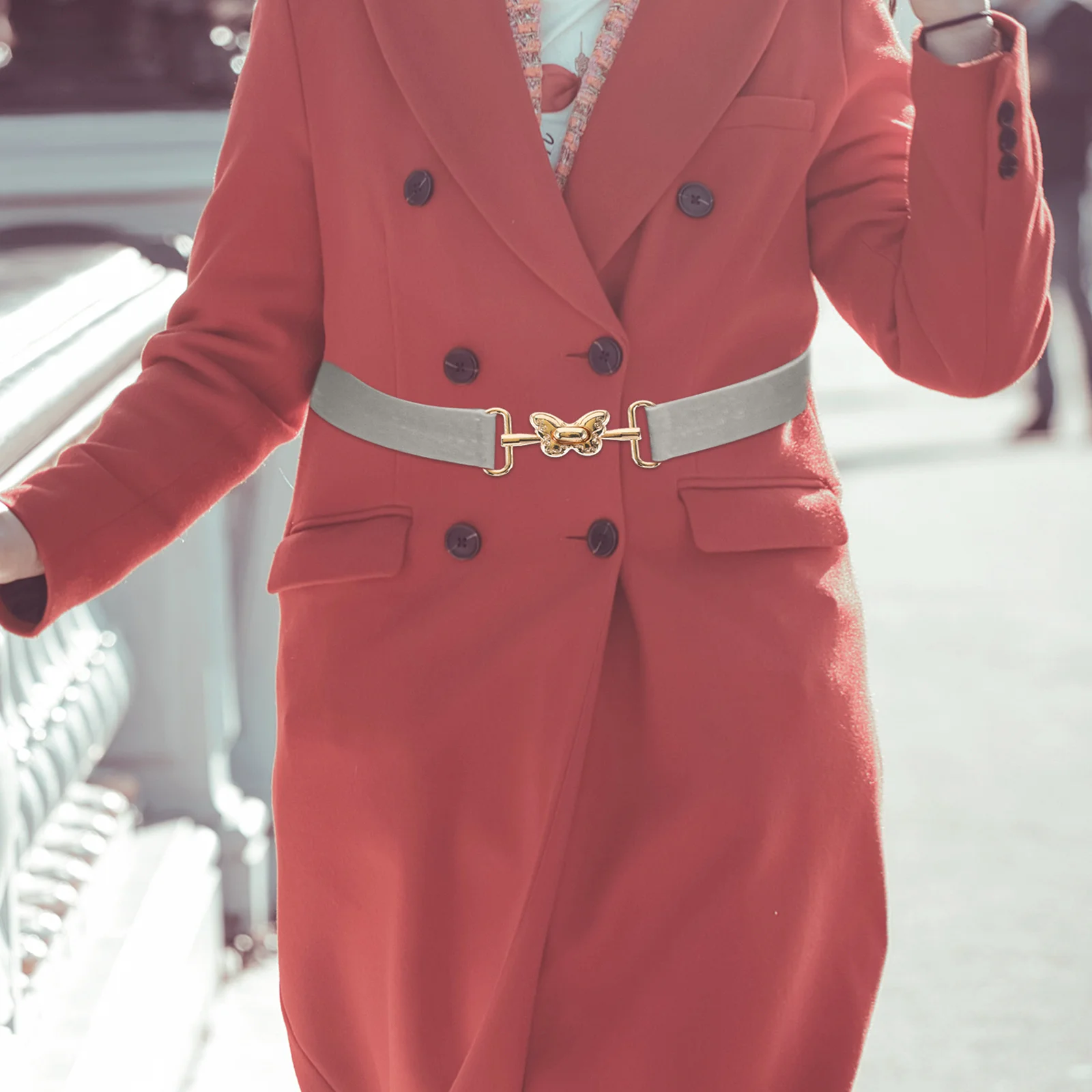 حساسة معطف تبديل مشبك سترة معدنية خفيفة الوزن إغلاق مشبك لمعطف Windcoat شال سترة كيب دعوى المشابك المعدنية #4