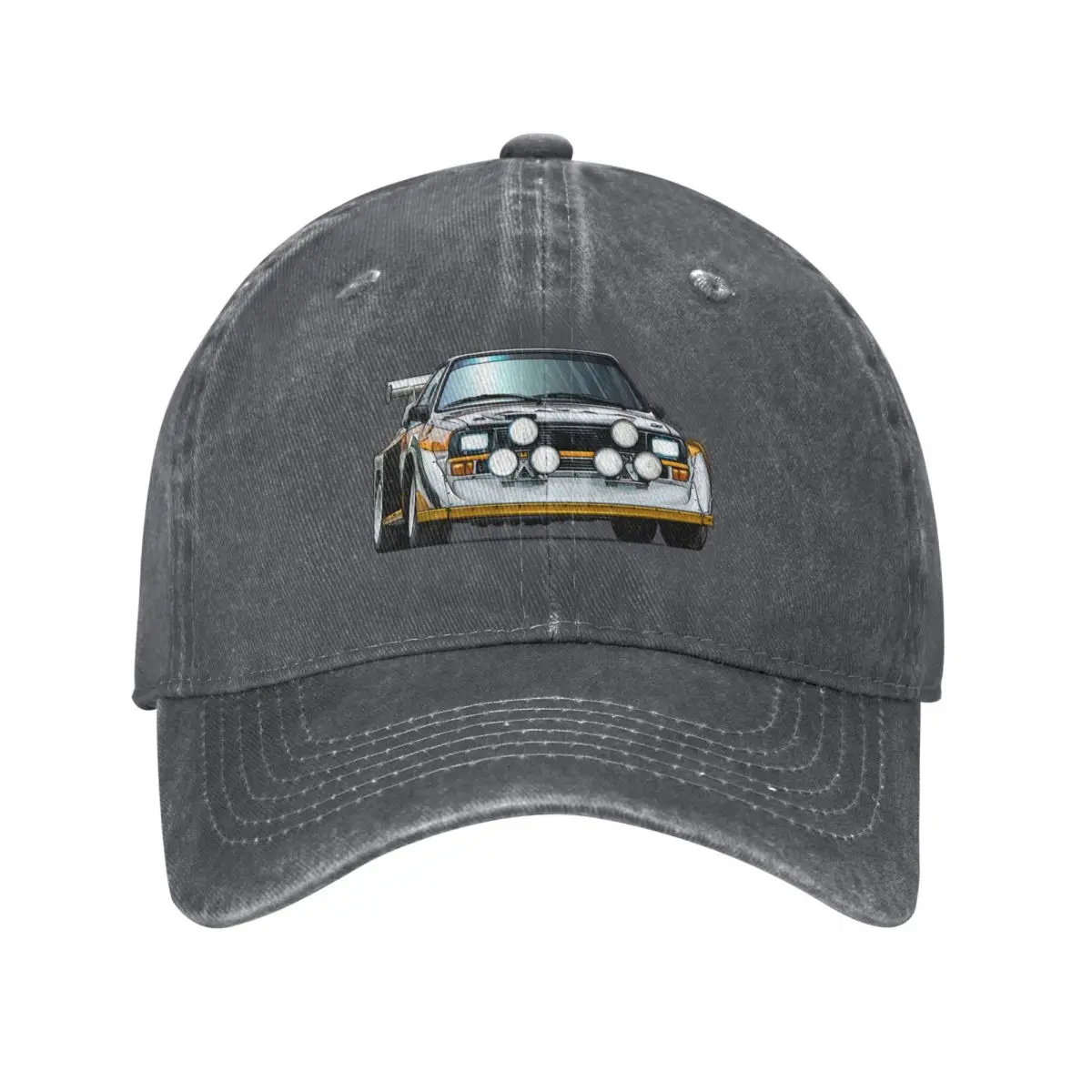 

Sport Quattro S1 E2 Rally Group B Art Baseball Cap Hat Beach Horse Hat derby hat Ladies Men's