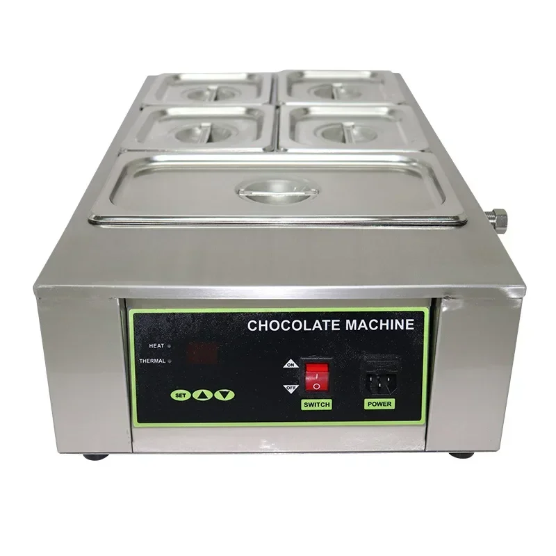 Máquina eléctrica de fusión de Chocolate de 220-240V, crisol eléctrico, horno de fusión de Chocolate genuino, máquina de templado de Chocolate