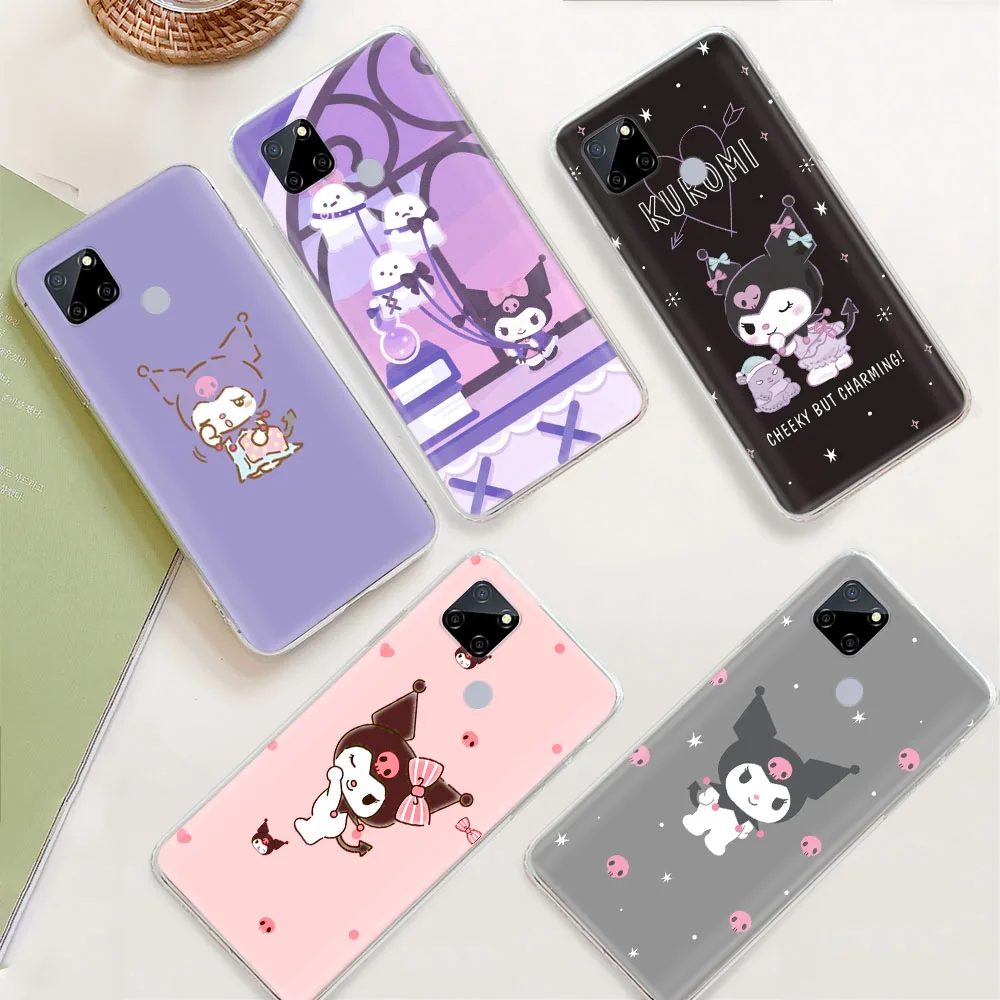 Cover for Motorola Moto E6 E6S E6I E7 E7I G7 G8 G9 Power G10 G20 G30 Play G200 Plus Soft Transparent Case ZR27 Kuromi