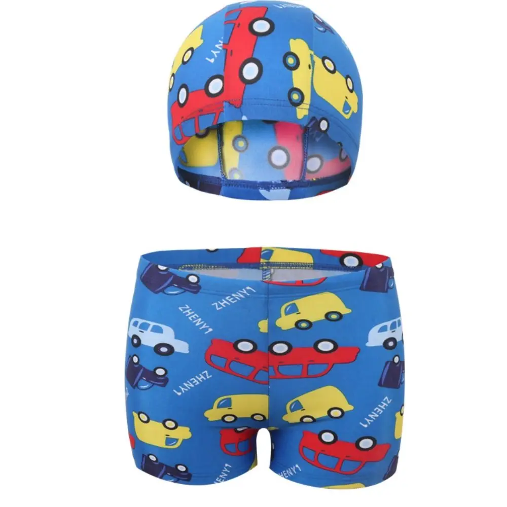 Toddler Beach Swimsuit Euro Boys Swimming Trunks Shark Portable Kids Swimwear Car Cartoon Childrens Swimsuit Boys